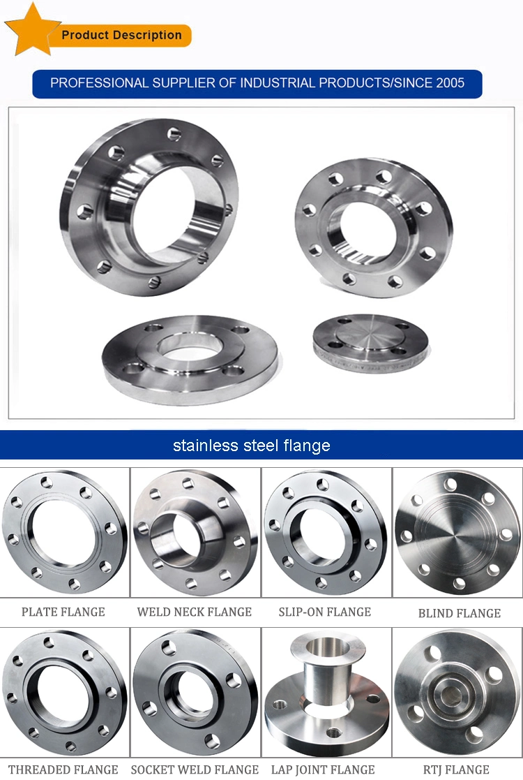 304L 316 RF 150# Forged ANSI B16.5 Stainless Steel Casting Slip on Flange